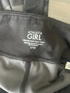 Athleta Girl Camo Girls Leggings Size L/12 - Picture 1 of 2
