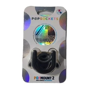 Popsockets PopMount 2 Multi Surface Popsocket Mount 802690T NEW! Black - Picture 1 of 5
