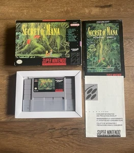 Secret of Mana (Super Nintendo, SNES, 1993) komplett in Box original CIB ohne Karte - Bild 1 von 16