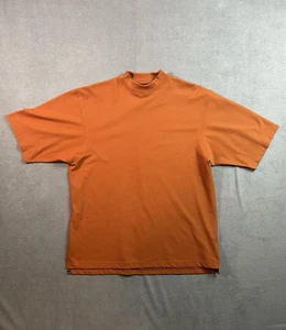 Footjoy Taglia L Camicia da Golf Uomo Arancione Finto Collo Manica Corta - Foto 1 di 5
