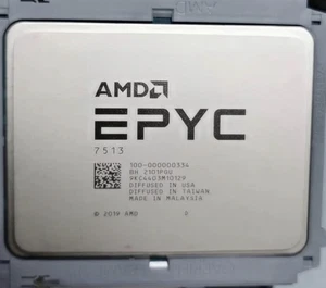 AMD EPYC 7513 Prozessoren 32 Kerne 2,6GHz SP3 CPU Unterstützung Supermicro H12DSI-N6 - Bild 1 von 2