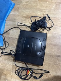 Sega Saturn Model Console+ Cables + Controller Lot *TESTED* Works Great 80000A