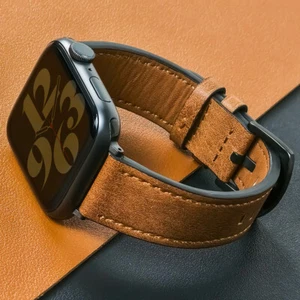 Genuine Leather For Apple Watch Band Strap iWatch Series 10 9 8 7 Ultra 38-49mm - Picture 1 of 22