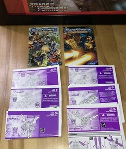 Transformers Instructions Energon Barricade Blight Slugslinger Divebomb Mirage + - Picture 1 of 4