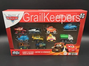 Disney Pixar Cars Mini Racers 10 Pack Mato Metallic Lightning Ivy On the Road - Picture 1 of 8