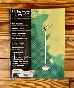 Tape Op Magazine July/Aug 2002 Bob Olhsson, Motown, Leanne Ungar, Leonard Cohen - Bild 1 von 1