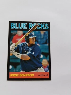 2013 Topps Heritage Minor League Edition Black /96 Jorge Bonifacio #177 Rookie - Image 1 of 2