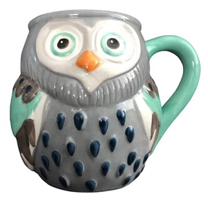 16 oz Coffee Cup Boston Warehouse Trading Corp Owl Coffee Mug Tea Cup - Picture 1 of 11