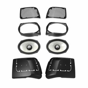 Diamond Audio MSHXM694LK Cut in Lid Kit with HXM69F4 Speakers for 2014 up Harley