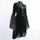 Damen Gothic Kleid Retro Punk Lolita Viktorianisch Palast Prinzessin Kostm Neu