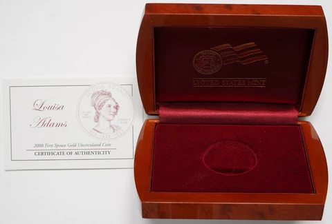 2008 First Spouse 'Louisa Adams' Box & COA ONLY (X:20) Cover