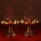 Plastic Electric Gold Led Diwali Bulb Lights Diya Diwali Festival (Pack Of 2)