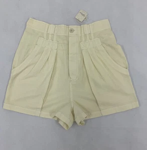 Free People Shorts For Days Cotton Shorts Ivory Size L NEW RRP $78 - Picture 1 of 10