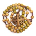 Prayer Beads 10mm Rosary for Necklace Pendant Woven Rope Chai