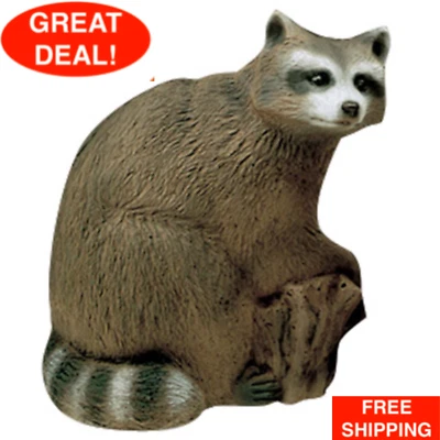 Objetivo de tiro con arco Delta Raccoon 3-D hecho de espuma Tech Flex E-Z 18" x 15" x 13" Foto 1 de 4