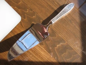 Sterling Silver Cake Pie Server Knife Wedgewood International HH 10 3/4 in - Picture 1 of 6