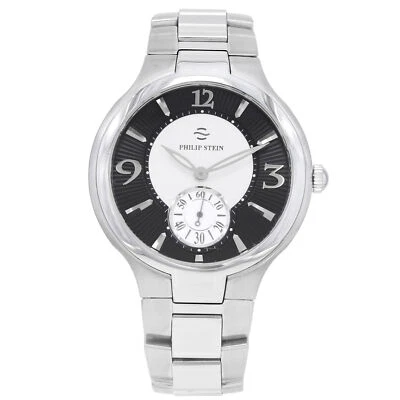 Reloj de cuarzo de acero inoxidable Philip Stein Signature Novalties para hombre 43-MBW-SS Foto 1 de 4