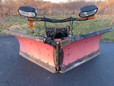 USED 8FT 2IN BOSS POWER-V POLY SNOW PLOW BLADE ASSEMBLY