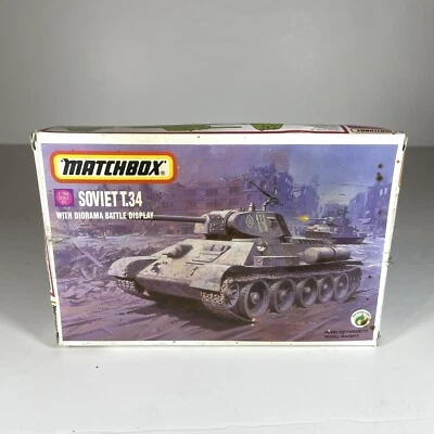 Matchbox 40082 1/76 Soviet T.34 com Diorama Battle Display - NOVO! - Imagem 1 de 2