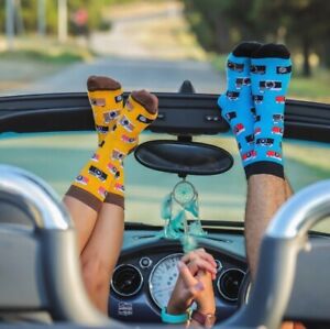 Unisex Camera Socks l Novelty Photography Gift l 2 Colours (1 Pair)