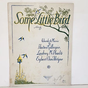 Vintage 1920 Some Little Bird Song Sheet Music - Picture 1 of 10