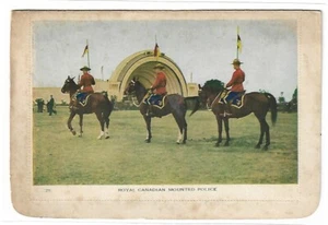 VTG Post Card That Opens - Royal Canadian Mounted Police  4 x 6" - Picture 1 of 2