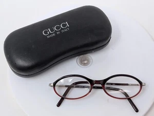 Gucci GG 1375 R5T Eyeglass FRAMES ONLY - Brown Red Gradient - With Case - Picture 1 of 13