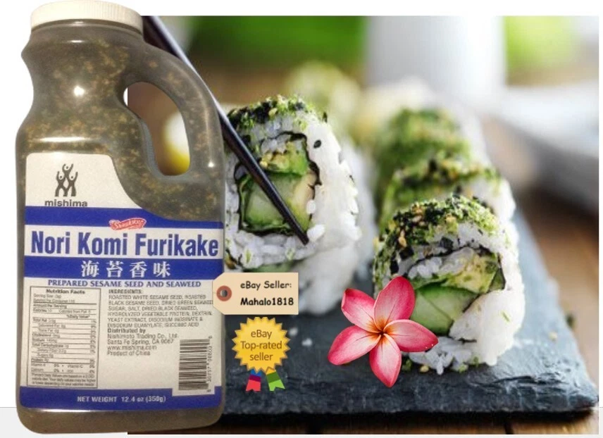 MISHIMA 🌺 NORI KOMI FURIKAKE SEAWEED SESAME SEEDS 12.4 OZ