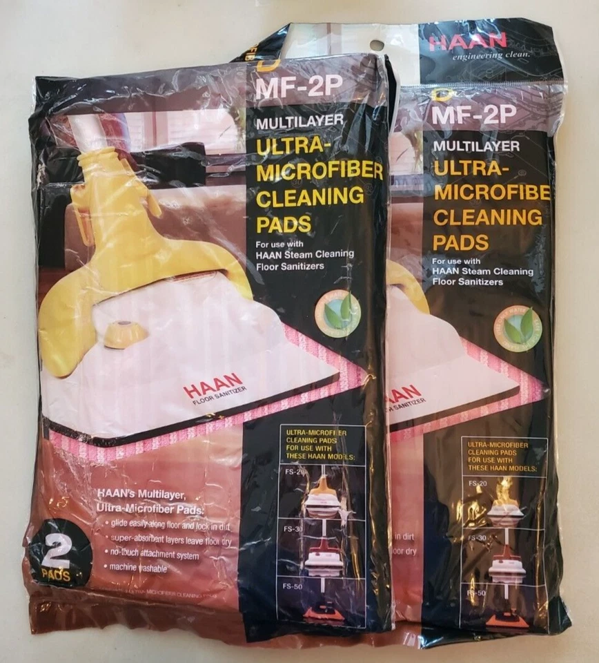 HAAN MF2P 2-ultra Microfiber Cleaning Pads Pink