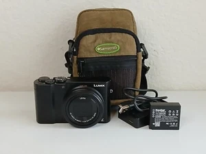 Black Panasonic LUMIX DMC-TZ100 Digital Camera ~ Preowned Works - Picture 1 of 18