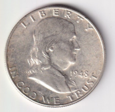 1948 D Franklin Half Dollar BU