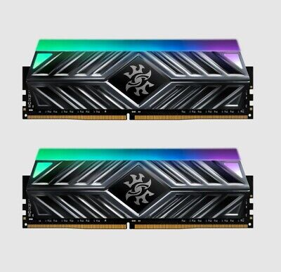 XPG SPECTRIX D41 RGB DDR4 16GB 2x8GB DDR4 3200MHz CL18 Grey 2PK Intel Ryzen • 54.99$