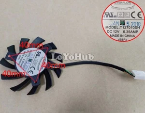 EVERFLOW T127010SH DC12V 0.35A 6.5cm graphics card 4-wire cooling fan - Picture 1 of 4