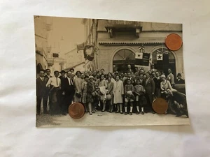 FOTO DI GRUPPO SPERANTISMO ANNI 20 SEZIONE UDINE/BRESCIA ANIMATA RISTORANTE. - Bild 1 von 5