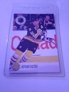 1993-94 Leaf Hat Trick Artists Adam Oates #8 HOF - Picture 1 of 2