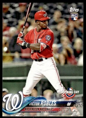 2018 Topps Opening Day Victor Robles -- Rookie Washington Nationals #127 - Image 1 of 2