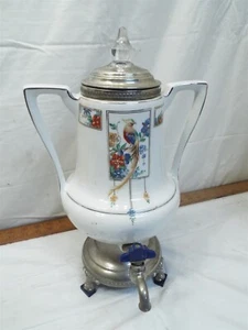 Vintage Royal Rochester Golden Pheasant Porcelain Coffee Percolator Stepped - Picture 1 of 8