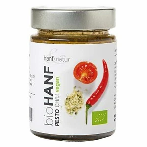 Bio getrocknetes Tomaten & Chili Hanfsamenöl Pesto | Veganes Pesto - Bild 1 von 1