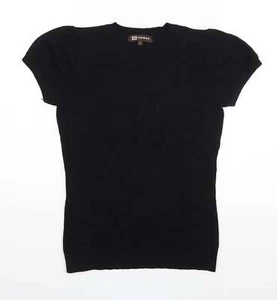 Monton Womens Black Viscose Blend Blouse Size S - Picture 1 of 12