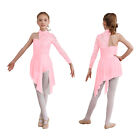 Kid Girls Lyrical Contemporary Dance Bodysuit Jazz Dance Dresses Dancewear