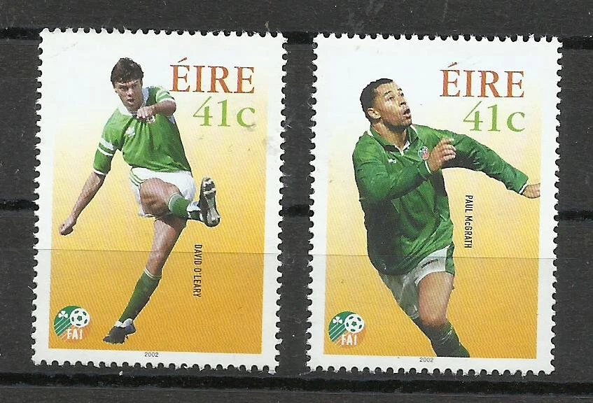 FÚTBOL CON TAZA 2002, IRLANDA, JUEGO COMPLETO, MNH Foto 1 de 1