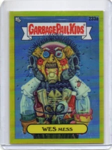 2023 Garbage Pail Kids C6 233a Wes Mess Yellow Refractor 273/275 Free Shipping - Picture 1 of 2