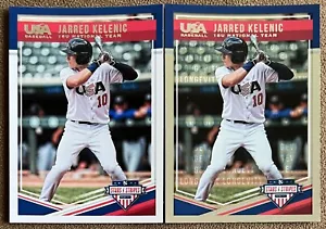 Jarred Kelenic 2018 USA Stars & Stripes Rookie Lot #36 w/ Longevity Parallel - Picture 1 of 3