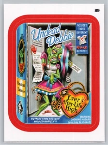 Topps Wacky Packages #89 Undead Debbie Red Border 2015 - Imagen 1 de 2