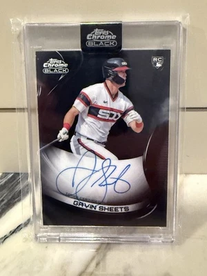 2022 Topps Chrome Black - Autographs Gavin Sheets #CBA-GS (AU, RC) - Image 1 of 2