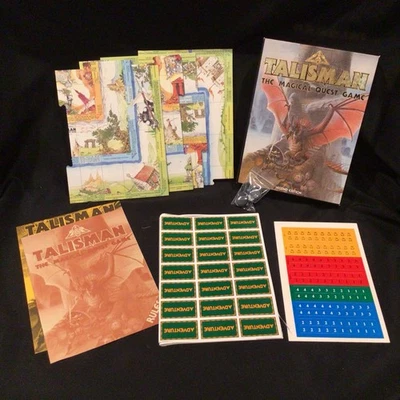 UNPUNCHED/NEW Vintage Games Workshop TALISMAN 2nd Edition Board Game 1985 - Image 1 of 4