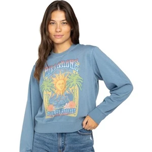 Billabong Womens From Paradise Pullover Sweatshirt - Picture 1 of 10