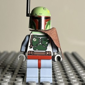 LEGO Star Wars Boba Fett Minifigure Sw0279 Pauldron Helmet Jet Pack From 8097 2F