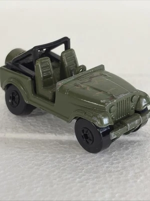 Vintage Mattel Hot Wheels Camouflage Army Military Jeep CJ-7 Diecast 4x4 - 1981 - Image 1 of 4