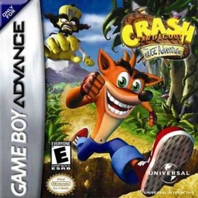 Crash Bandicoot: The Huge Adventure - Game Boy Advance GBA Game
